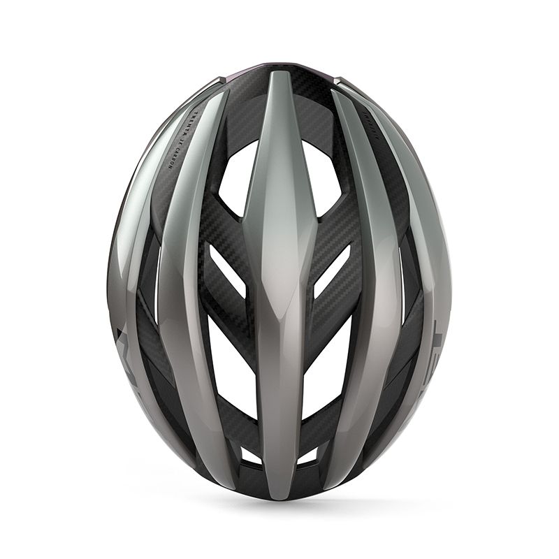 Casco Met Trenta 3K Carbon Gris Opalo Brillo 2026 - Imagen 2